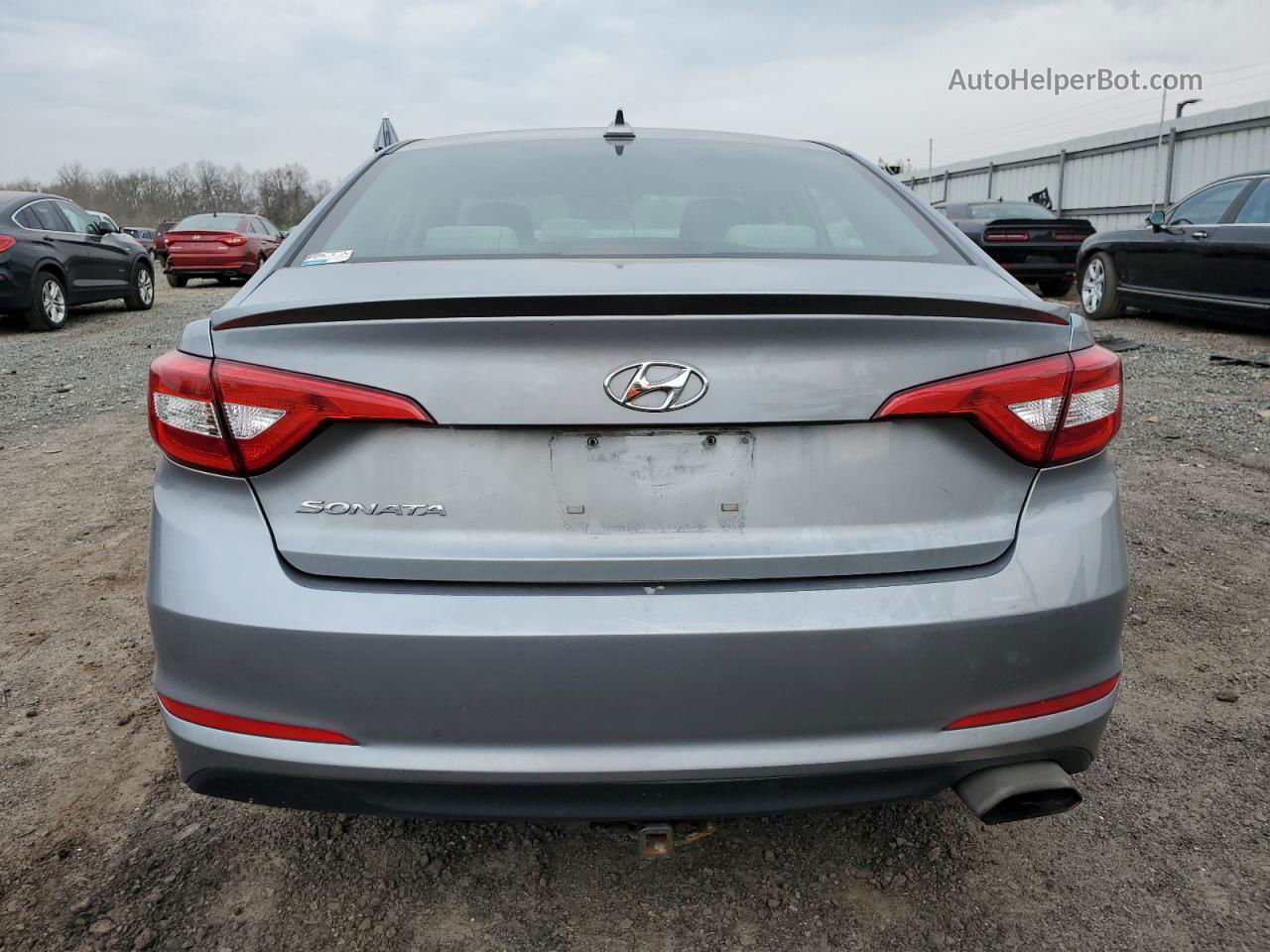 2017 Hyundai Sonata Se Gray vin: 5NPE24AFXHH474627