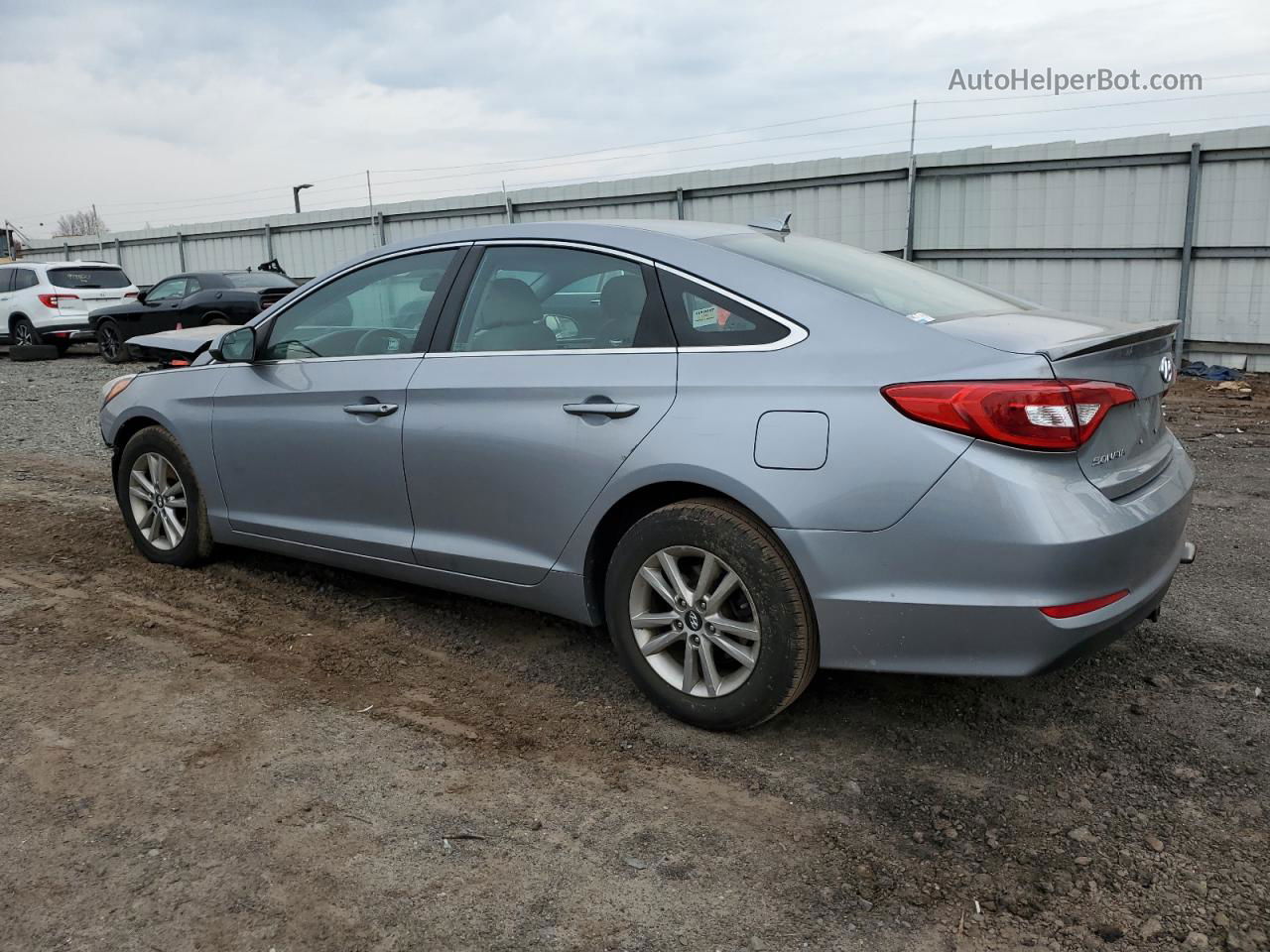 2017 Hyundai Sonata Se Gray vin: 5NPE24AFXHH474627