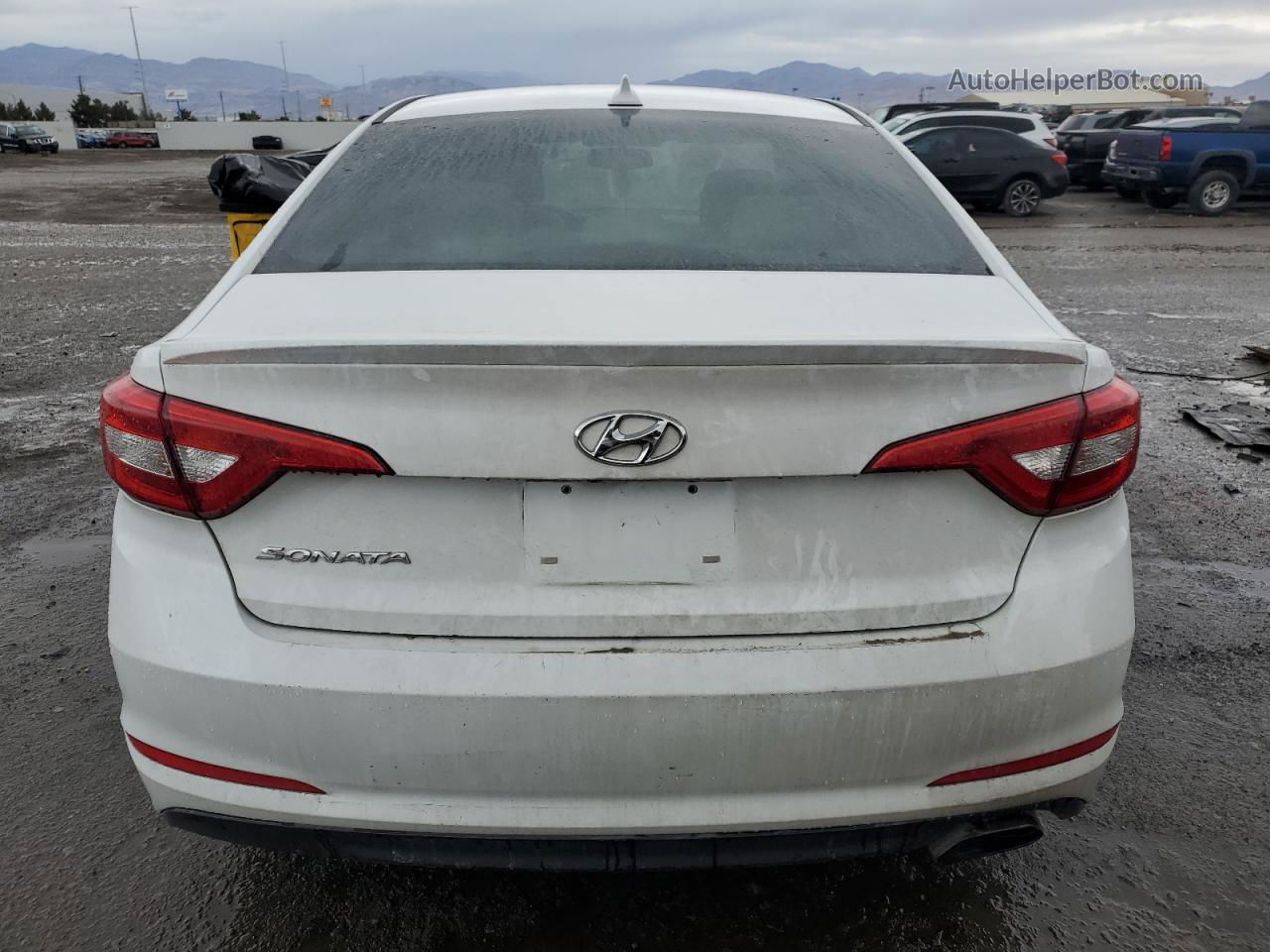 2017 Hyundai Sonata Se White vin: 5NPE24AFXHH502460