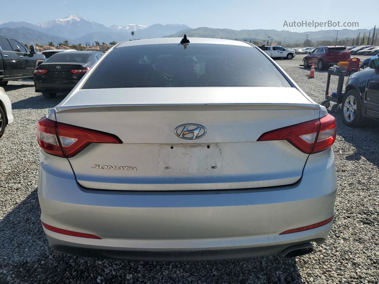 2017 Hyundai Sonata Se Silver vin: 5NPE24AFXHH529805