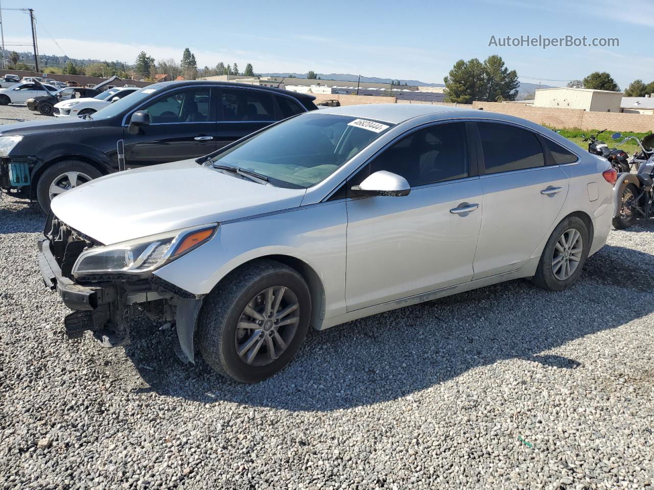 2017 Hyundai Sonata Se Silver vin: 5NPE24AFXHH529805