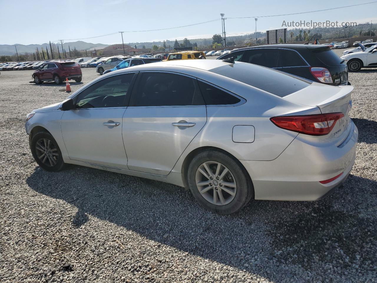 2017 Hyundai Sonata Se Silver vin: 5NPE24AFXHH529805