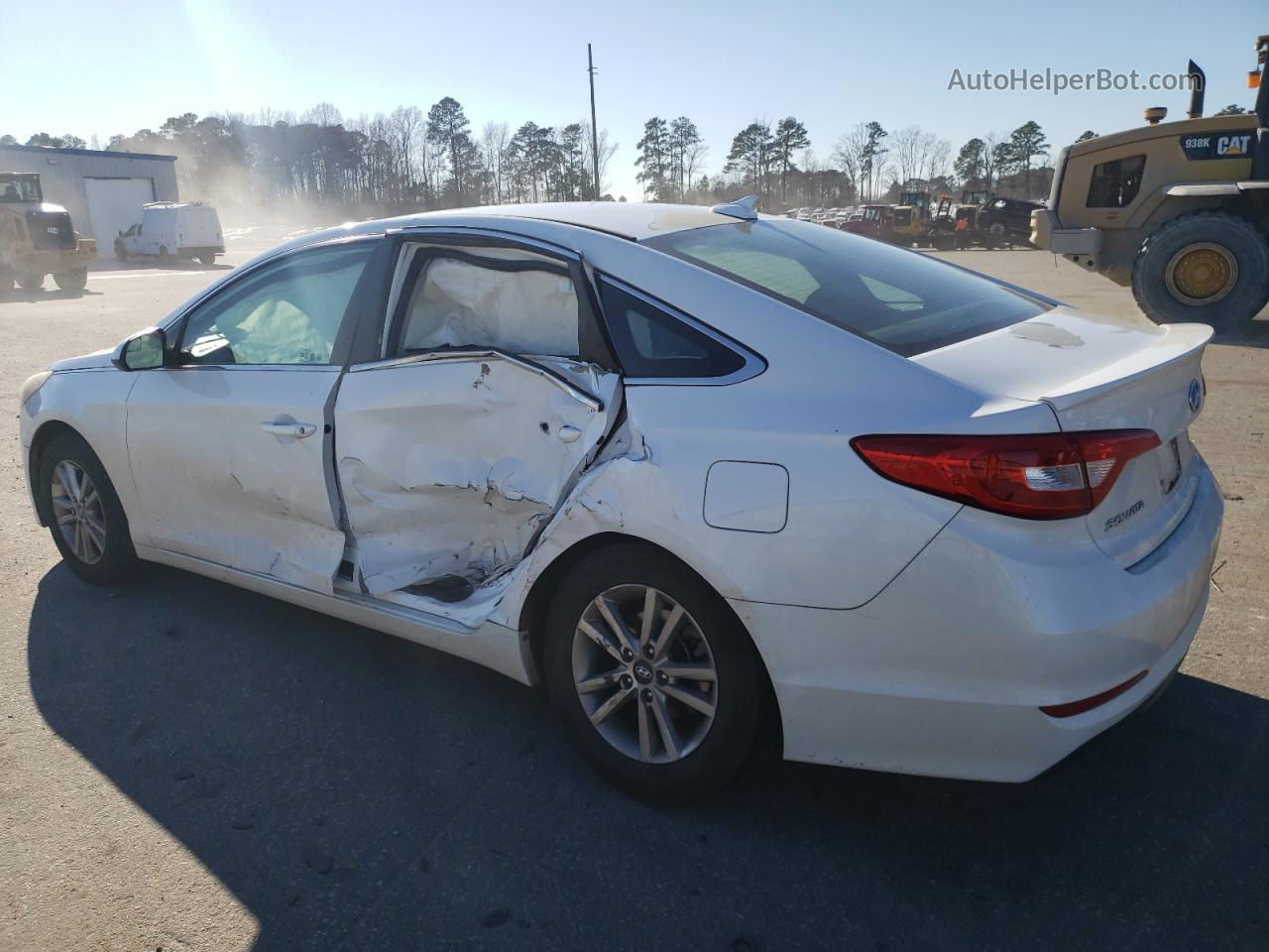 2017 Hyundai Sonata Se White vin: 5NPE24AFXHH533174