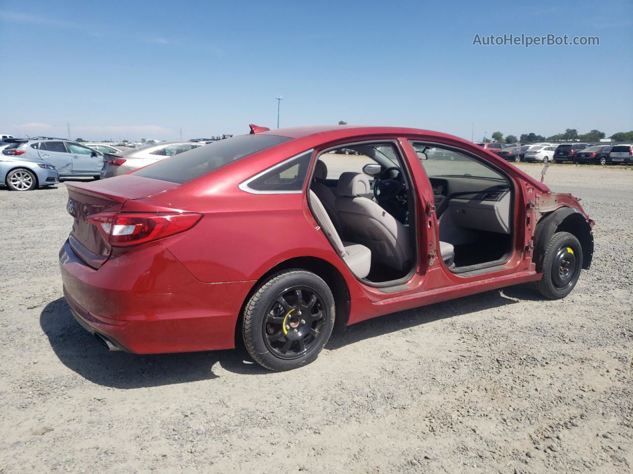 2017 Hyundai Sonata Se Red vin: 5NPE24AFXHH558057