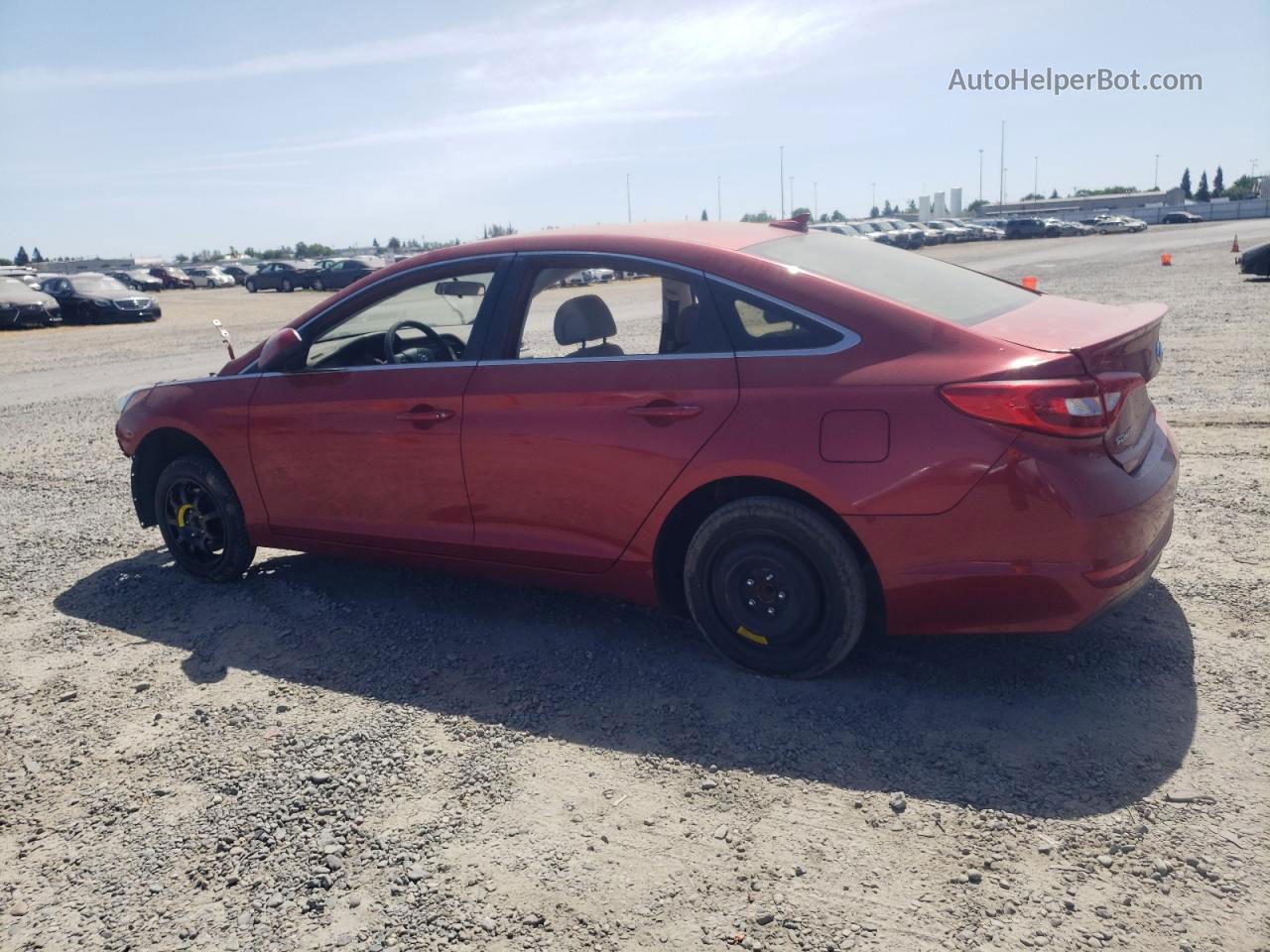 2017 Hyundai Sonata Se Red vin: 5NPE24AFXHH558057