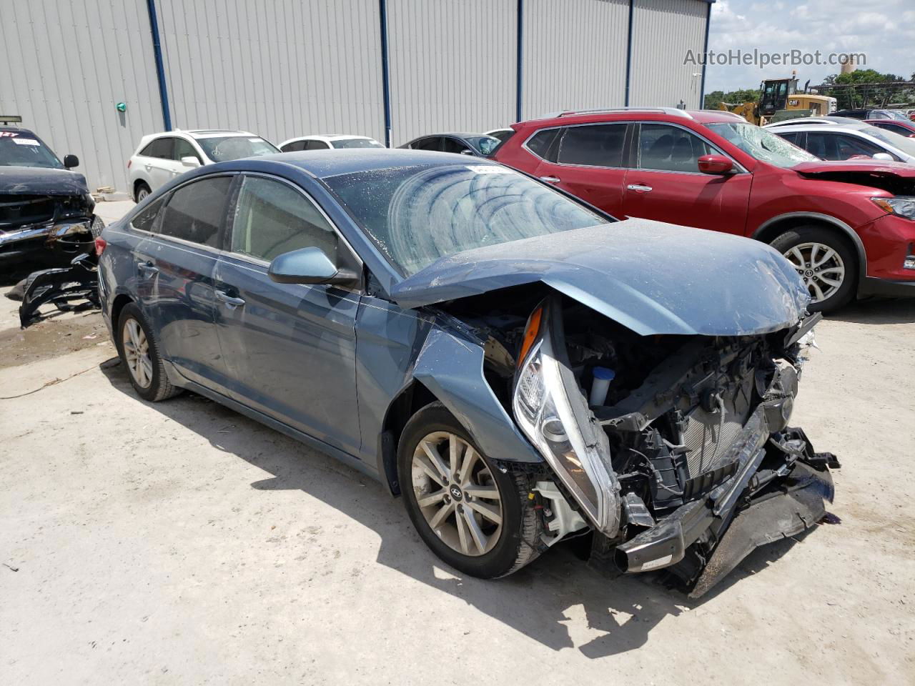 2017 Hyundai Sonata Se Blue vin: 5NPE24AFXHH586814