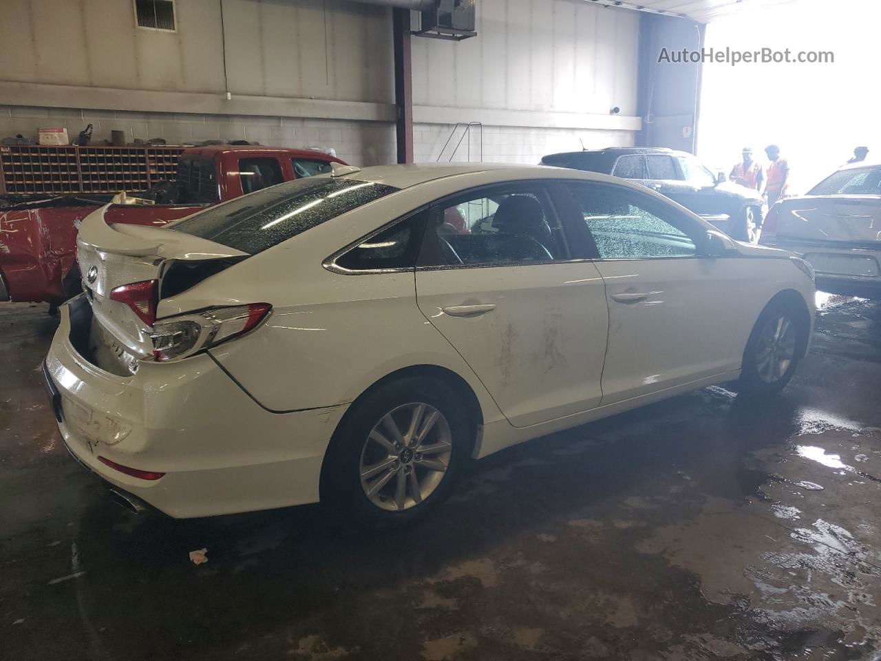 2017 Hyundai Sonata Se White vin: 5NPE24AFXHH592774