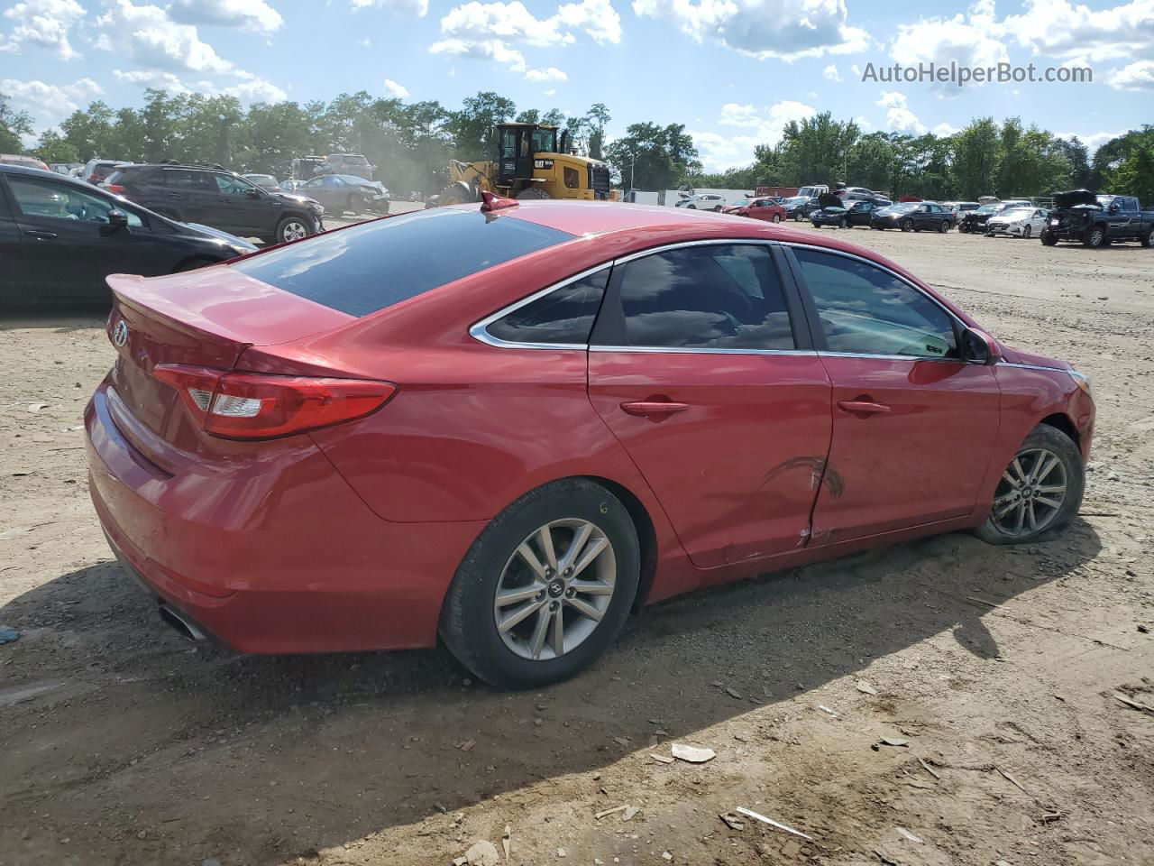 2017 Hyundai Sonata Se Red vin: 5NPE24AFXHH595903