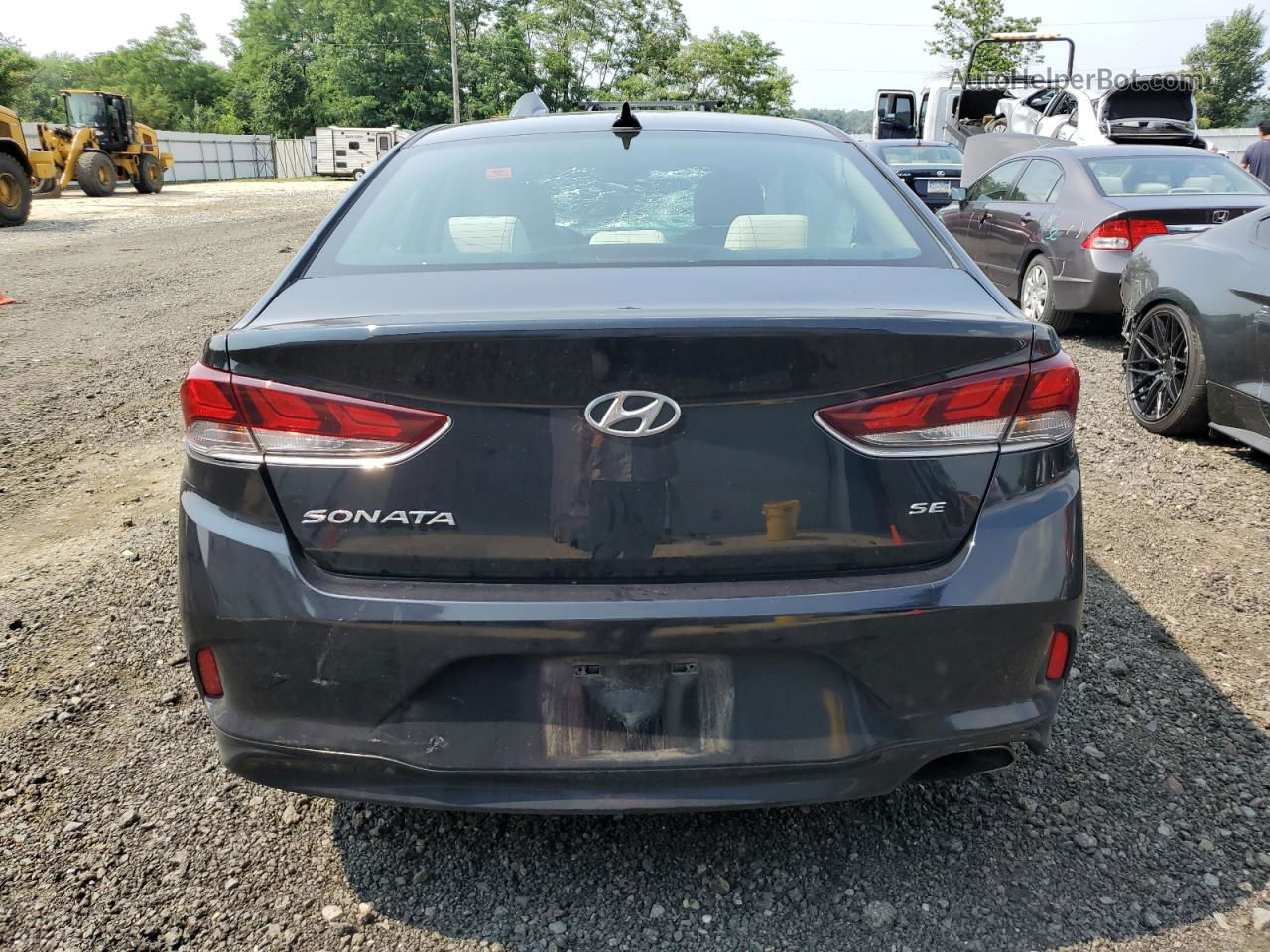 2018 Hyundai Sonata Se Черный vin: 5NPE24AFXJH645544