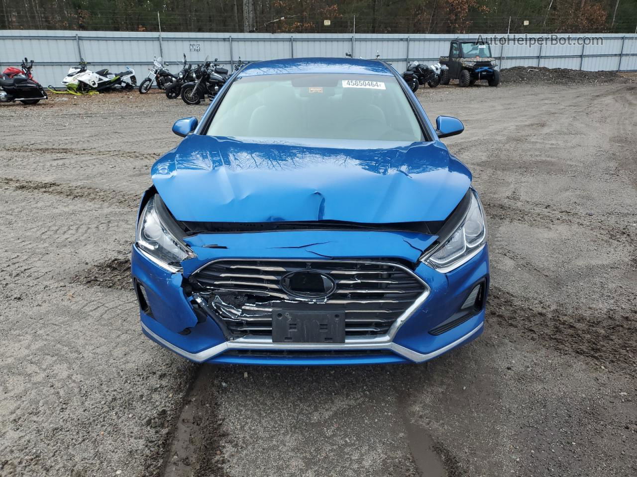 2018 Hyundai Sonata Se Blue vin: 5NPE24AFXJH654244