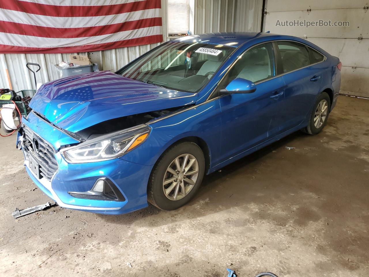 2018 Hyundai Sonata Se Blue vin: 5NPE24AFXJH654244