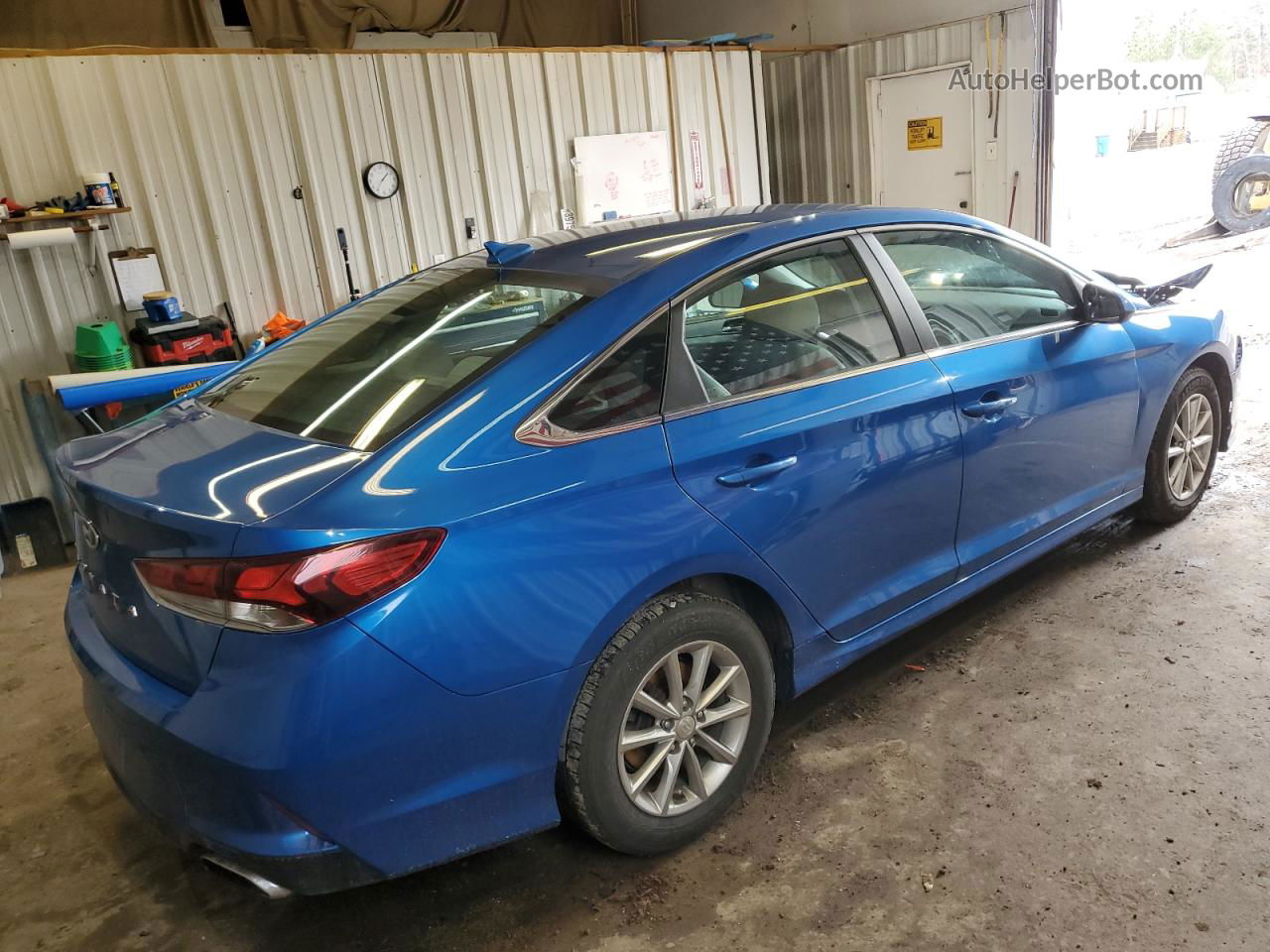 2018 Hyundai Sonata Se Blue vin: 5NPE24AFXJH654244