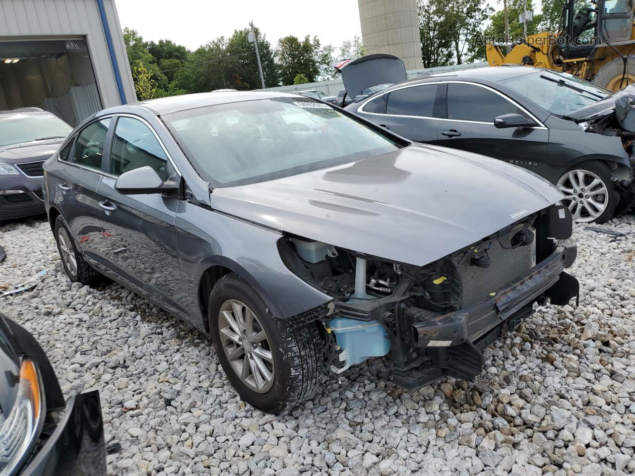 2018 Hyundai Sonata Se Gray vin: 5NPE24AFXJH684196