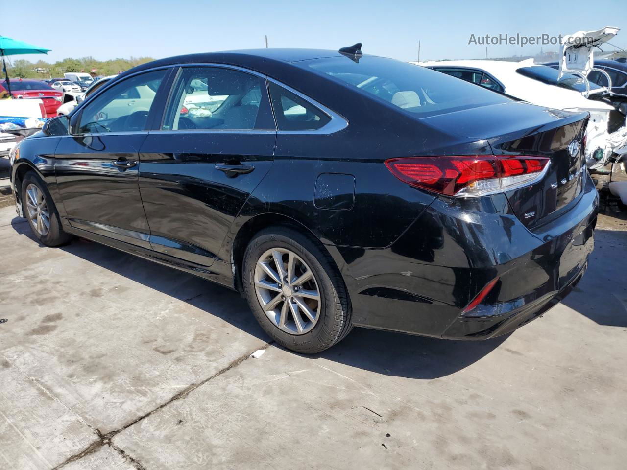 2018 Hyundai Sonata Se Black vin: 5NPE24AFXJH684814