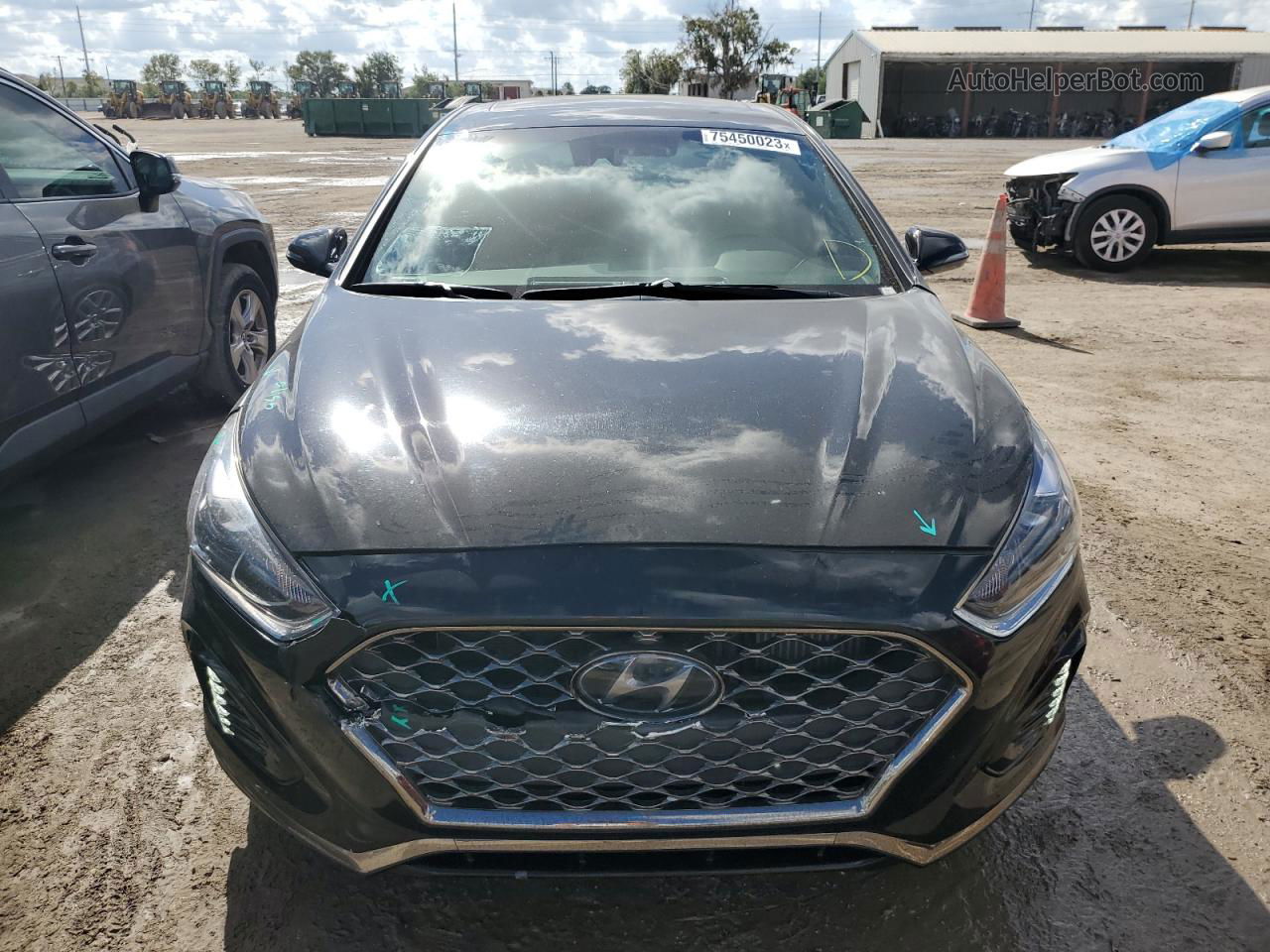 2018 Hyundai Sonata Sport Black vin: 5NPE34AB0JH686288