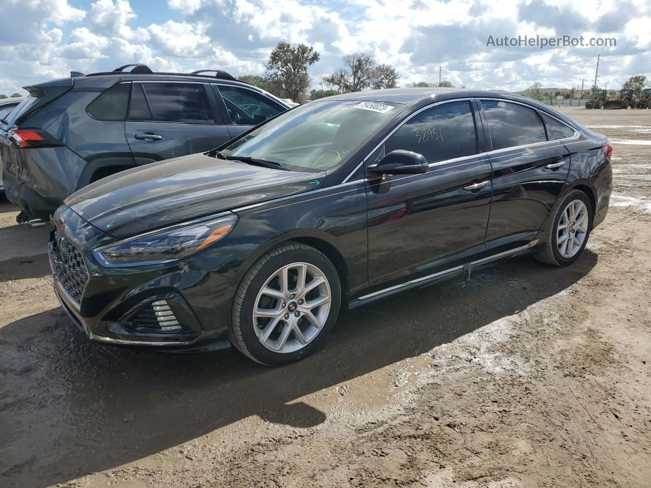 2018 Hyundai Sonata Sport Black vin: 5NPE34AB0JH686288