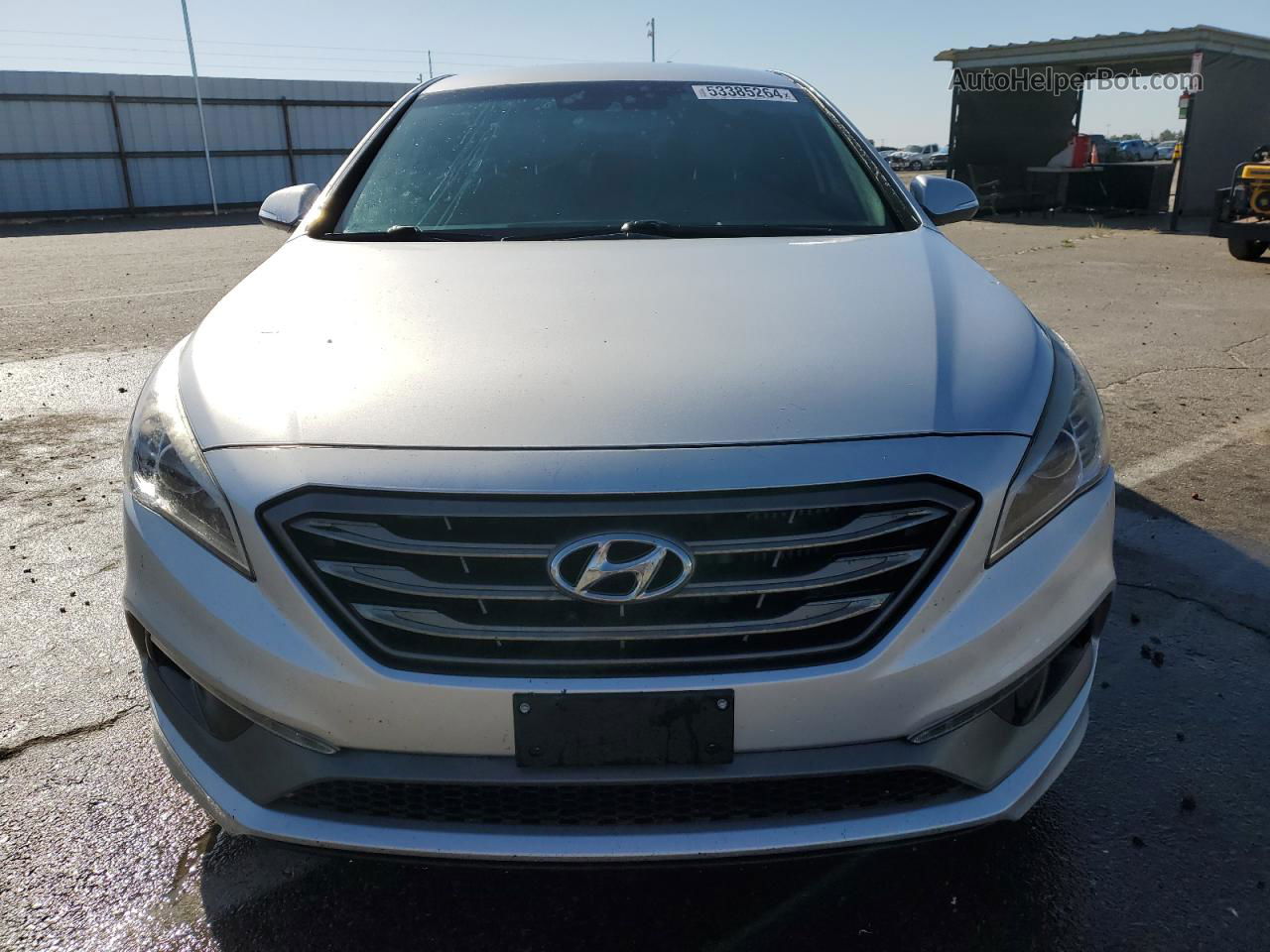 2017 Hyundai Sonata Sport Серебряный vin: 5NPE34AB2HH565160