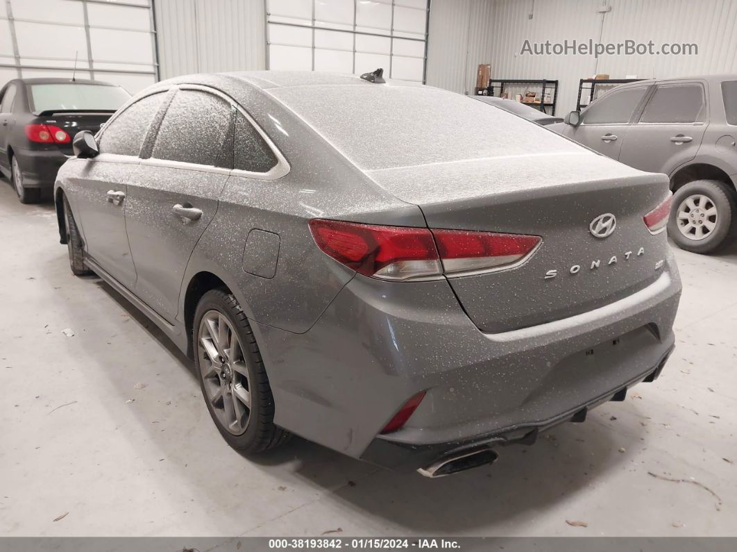 2018 Hyundai Sonata Limited 2.0t+ Gray vin: 5NPE34AB2JH721929