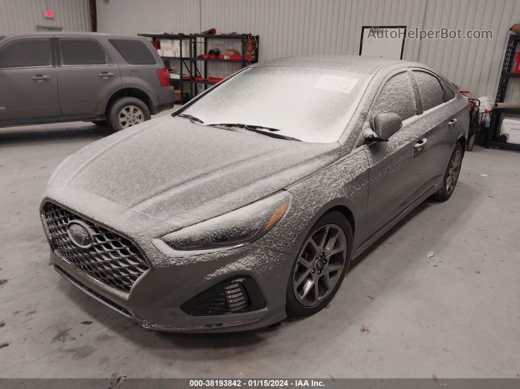 2018 Hyundai Sonata Limited 2.0t+ Gray vin: 5NPE34AB2JH721929