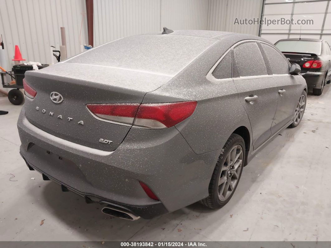 2018 Hyundai Sonata Limited 2.0t+ Gray vin: 5NPE34AB2JH721929