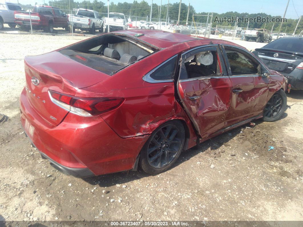 2018 Hyundai Sonata Limited 2.0t Red vin: 5NPE34AB3JH674975