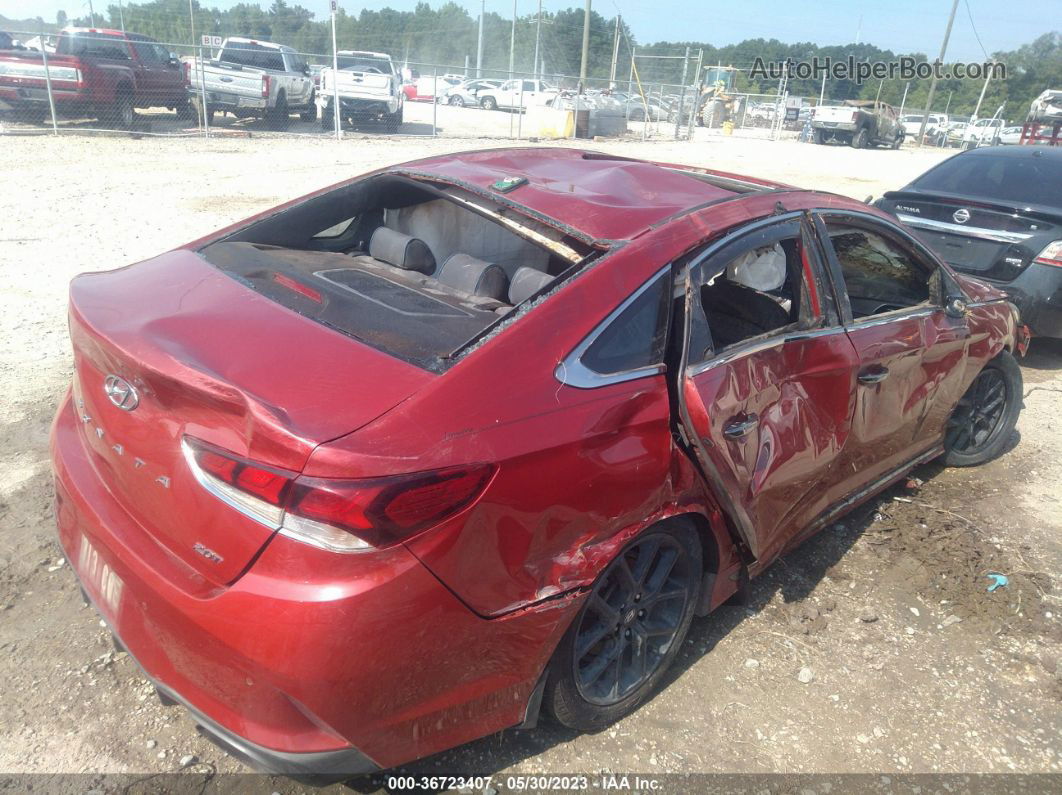 2018 Hyundai Sonata Limited 2.0t Red vin: 5NPE34AB3JH674975