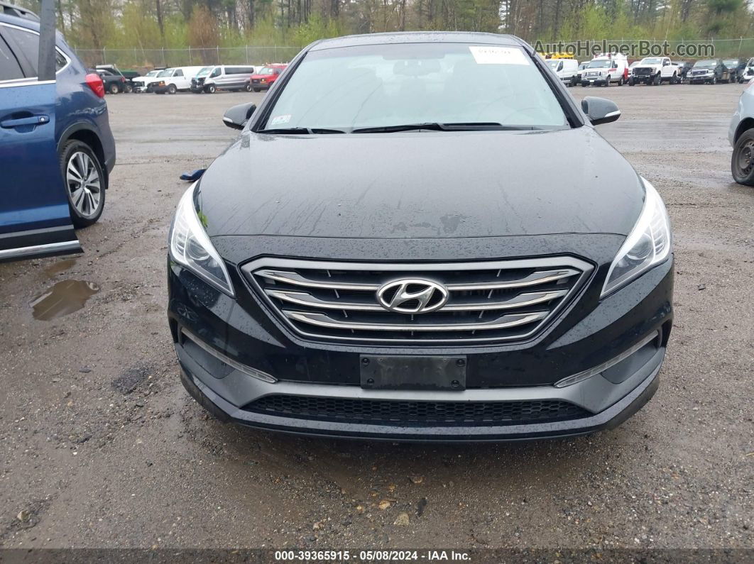 2017 Hyundai Sonata Sport 2.0t Black vin: 5NPE34AB4HH561918