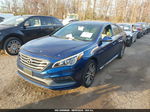 2017 Hyundai Sonata Sport 2.0t Blue vin: 5NPE34AB5HH457910