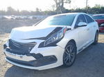 2015 Hyundai Sonata Sport White vin: 5NPE34AB8FH100430