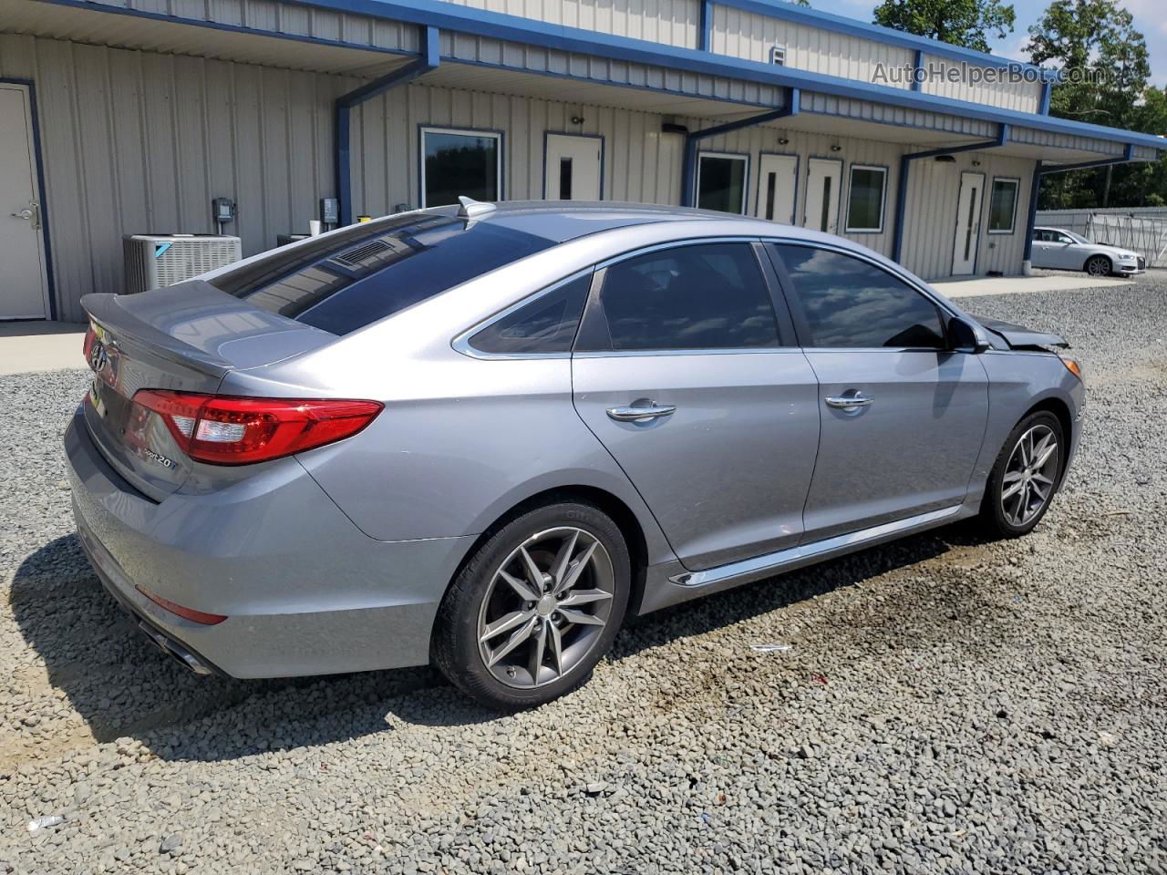 2015 Hyundai Sonata Sport Silver vin: 5NPE34ABXFH120825