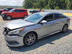 2015 Hyundai Sonata Sport Silver vin: 5NPE34ABXFH120825