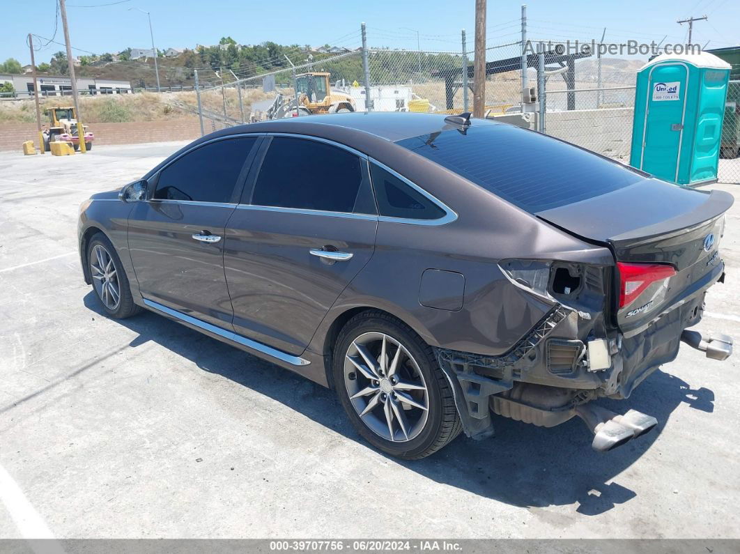 2015 Hyundai Sonata Sport 2.0t Gray vin: 5NPE34ABXFH206605