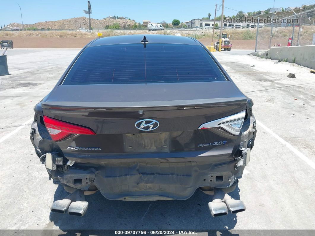 2015 Hyundai Sonata Sport 2.0t Gray vin: 5NPE34ABXFH206605