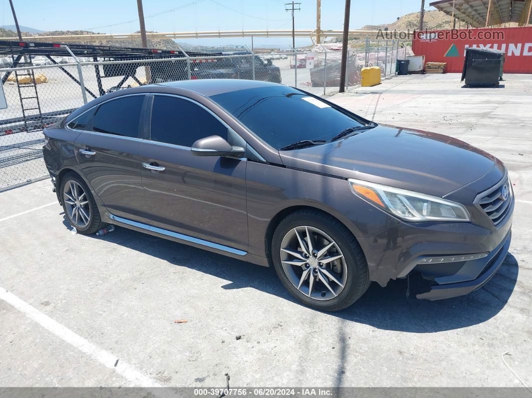 2015 Hyundai Sonata Sport 2.0t Gray vin: 5NPE34ABXFH206605