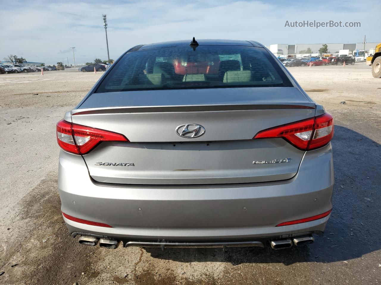 2017 Hyundai Sonata Sport Silver vin: 5NPE34ABXHH498646