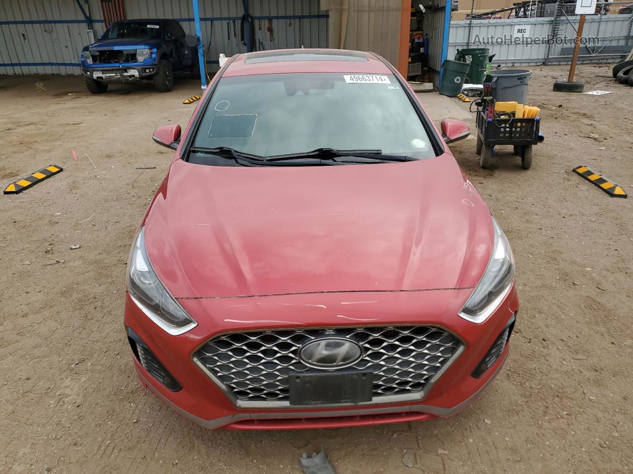 2018 Hyundai Sonata Sport Red vin: 5NPE34ABXJH618998