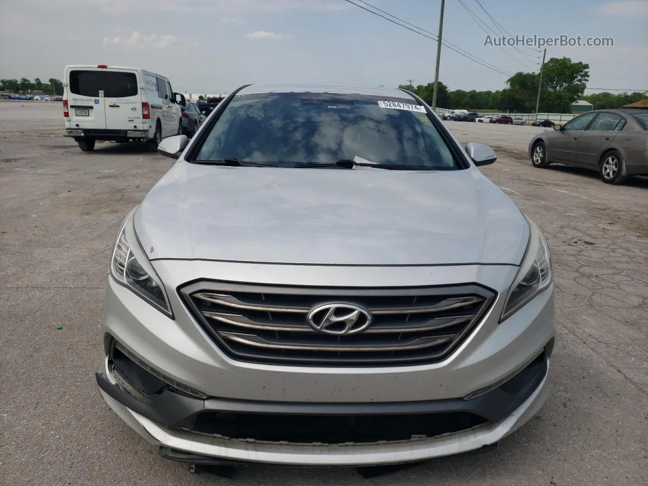 2017 Hyundai Sonata Sport Silver vin: 5NPE34AF0HH450737