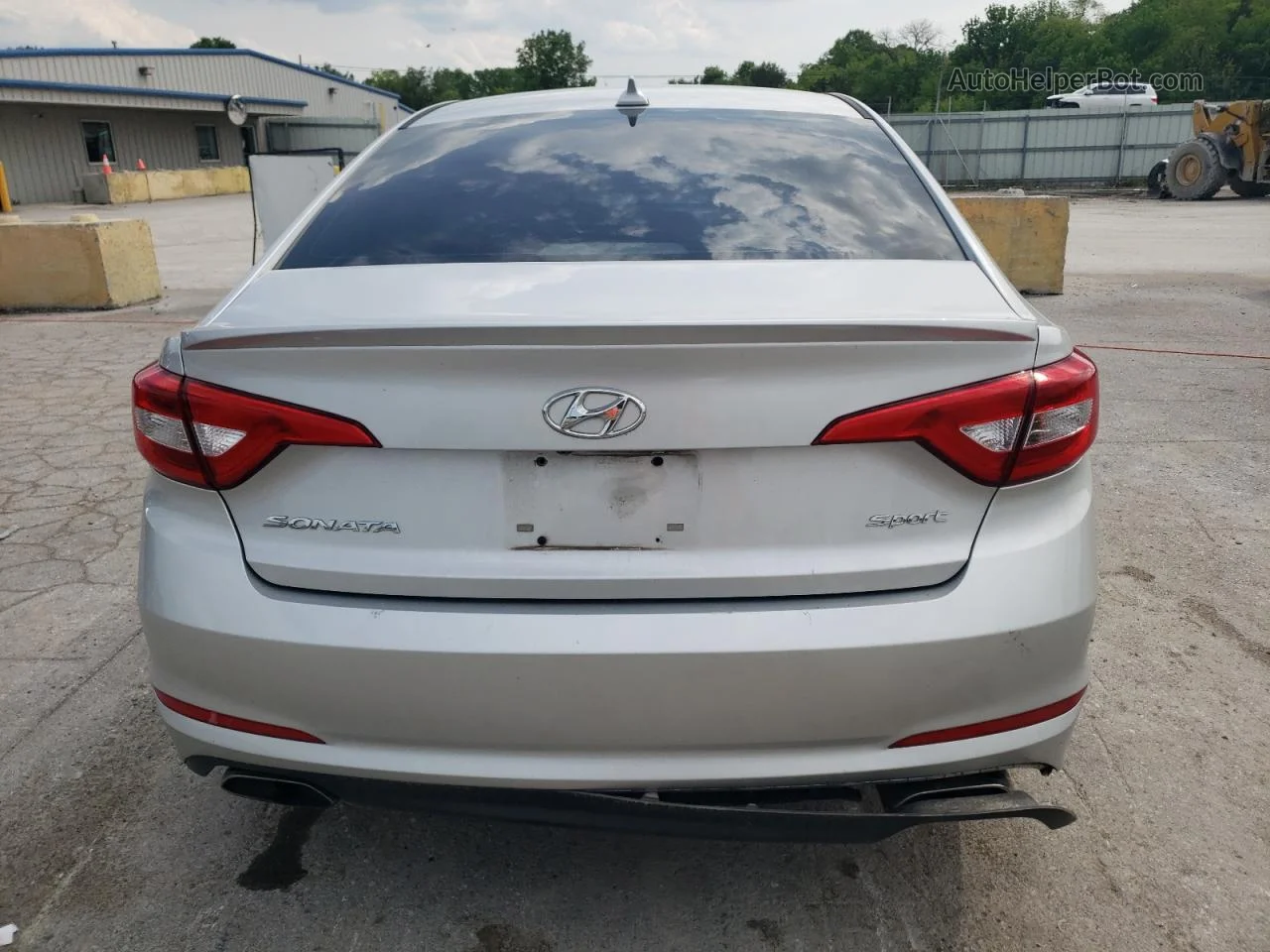 2017 Hyundai Sonata Sport Silver vin: 5NPE34AF0HH450737