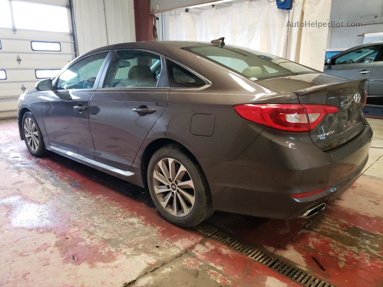 2017 Hyundai Sonata Sport Brown vin: 5NPE34AF0HH540020