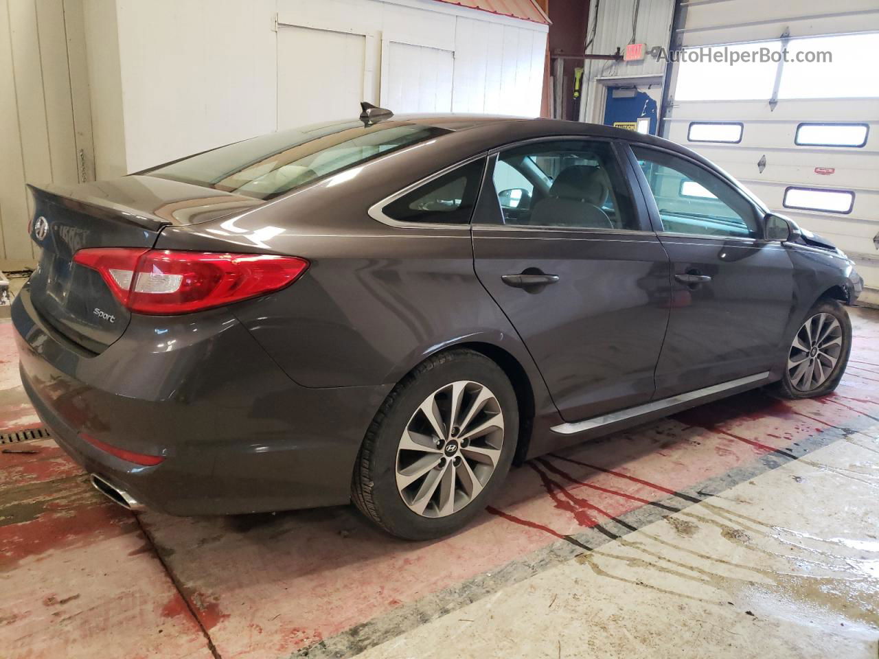 2017 Hyundai Sonata Sport Brown vin: 5NPE34AF0HH540020