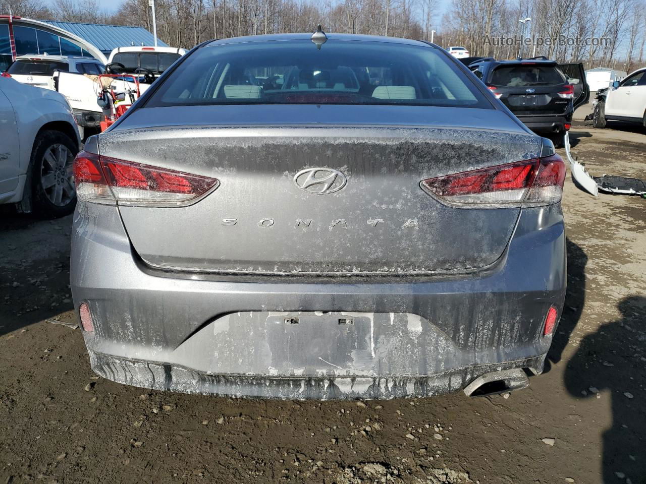 2018 Hyundai Sonata Sport Серый vin: 5NPE34AF0JH633917