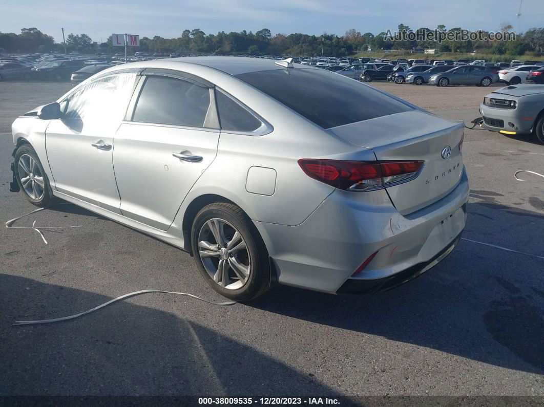 2018 Hyundai Sonata Sel Silver vin: 5NPE34AF0JH649616