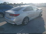 2018 Hyundai Sonata Sel Silver vin: 5NPE34AF0JH649616