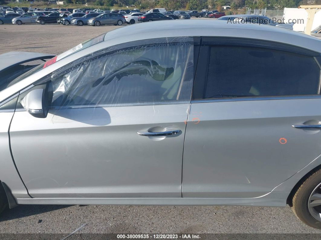 2018 Hyundai Sonata Sel Silver vin: 5NPE34AF0JH649616