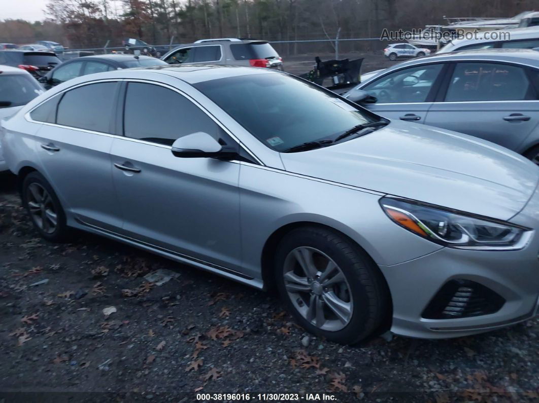 2018 Hyundai Sonata Sport+ Серебряный vin: 5NPE34AF0JH717719