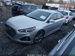 2018 Hyundai Sonata Sport+ Silver vin: 5NPE34AF0JH717719