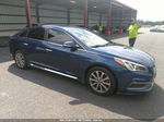 2017 Hyundai Sonata Limited Blue vin: 5NPE34AF1HH467692