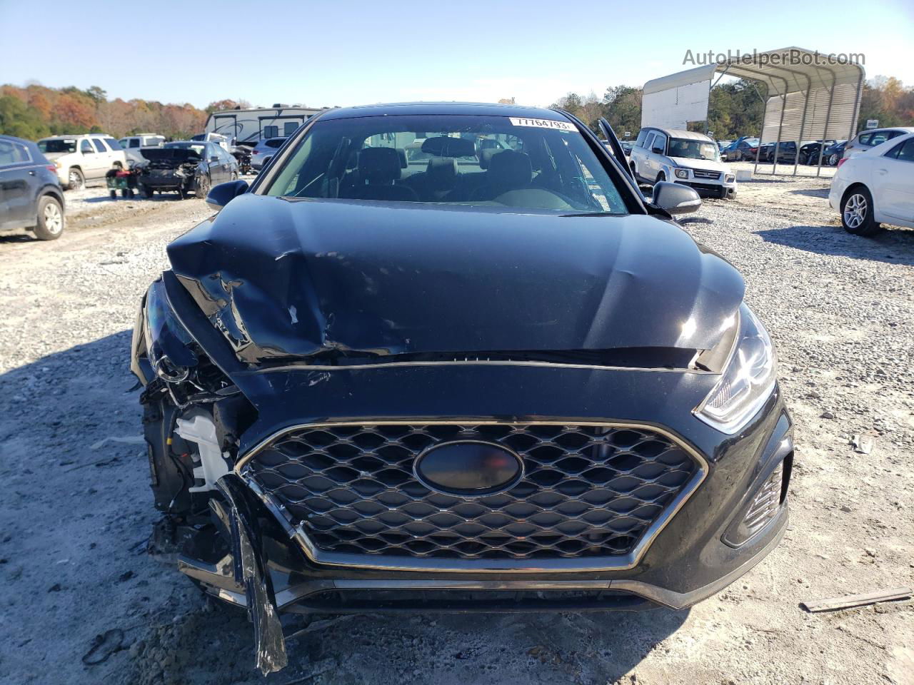 2018 Hyundai Sonata Sport Black vin: 5NPE34AF1JH709595