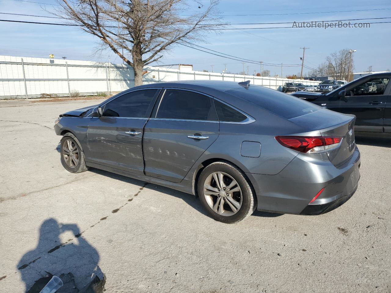 2018 Hyundai Sonata Sport Gray vin: 5NPE34AF1JH721939