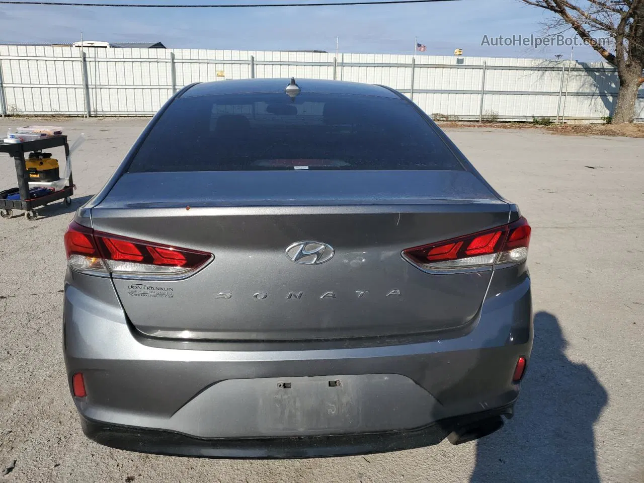 2018 Hyundai Sonata Sport Gray vin: 5NPE34AF1JH721939